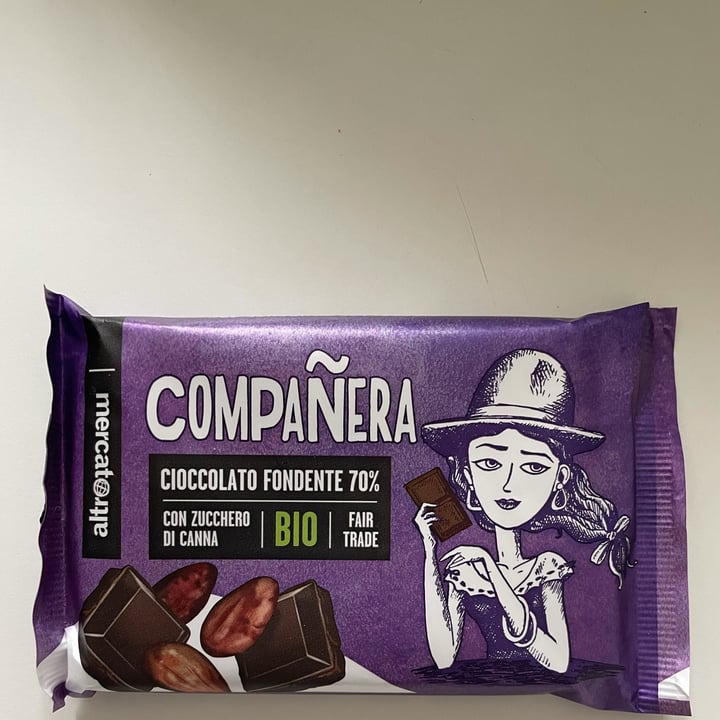 photo of Altro mercato Compañera Cioccolato fondente 70% shared by @fede-plantbased on  27 Nov 2021 - review