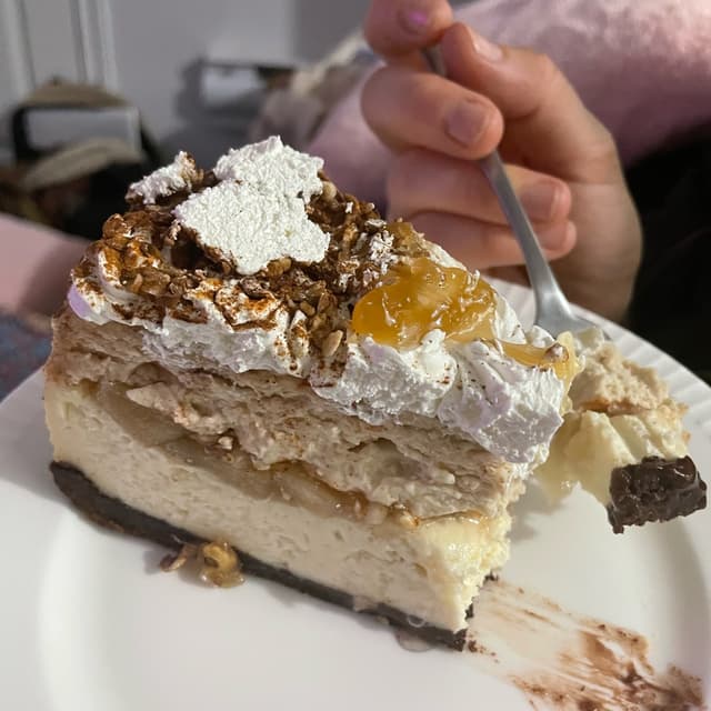 Photo of the dish “Apple Crisp Cheesecake”