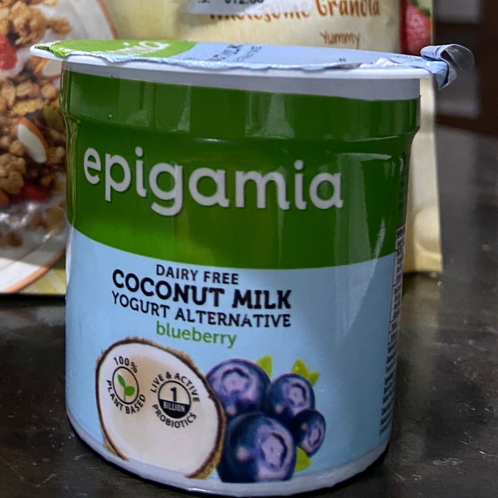 photo of Epigamia Coconut Milk Yoghurt Blueberry shared by @adinteee on  11 Dec 2020 - review
