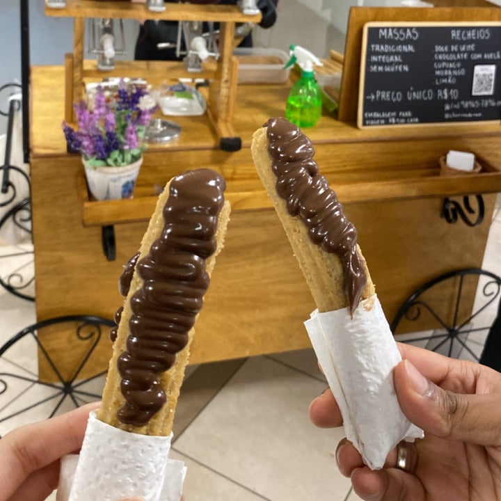 review photo of Churros do Véio Churros de Chocolate com avelã shared by @tauanemelo on 16 Oct 2022 - review