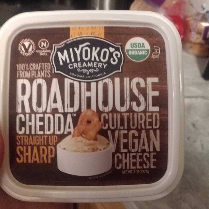 photo of Miyoko's Creamery Organic Roadhouse Chedda Straight Up Sharp shared by @kshaw106 on  08 Dec 2020 - review