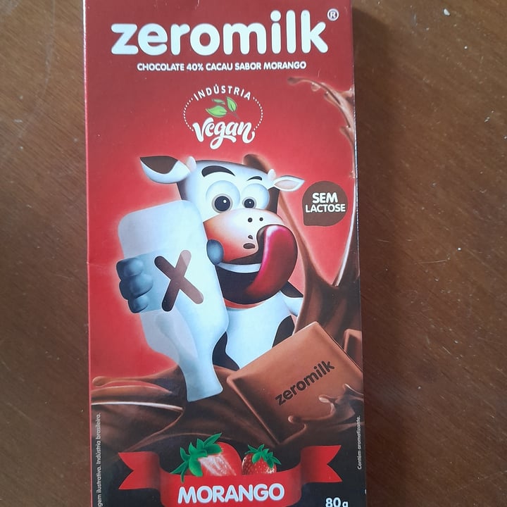 photo of Zeromilk Chocolate 40% Cacau com Morango shared by @anyveggie on  14 Jul 2022 - review