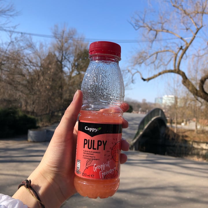 photo of Cappy Pulpy Grapefruit shared by @giuliettaveg on  13 Feb 2022 - review