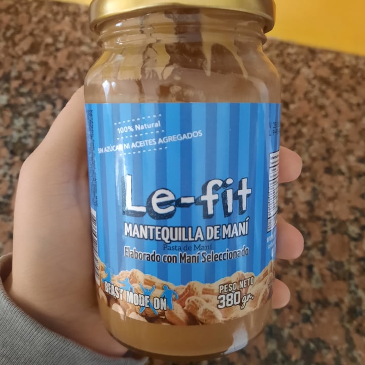 photo of Le-Fit Mantequilla De Mani Natural shared by @milicivitella on  05 Jun 2021 - review