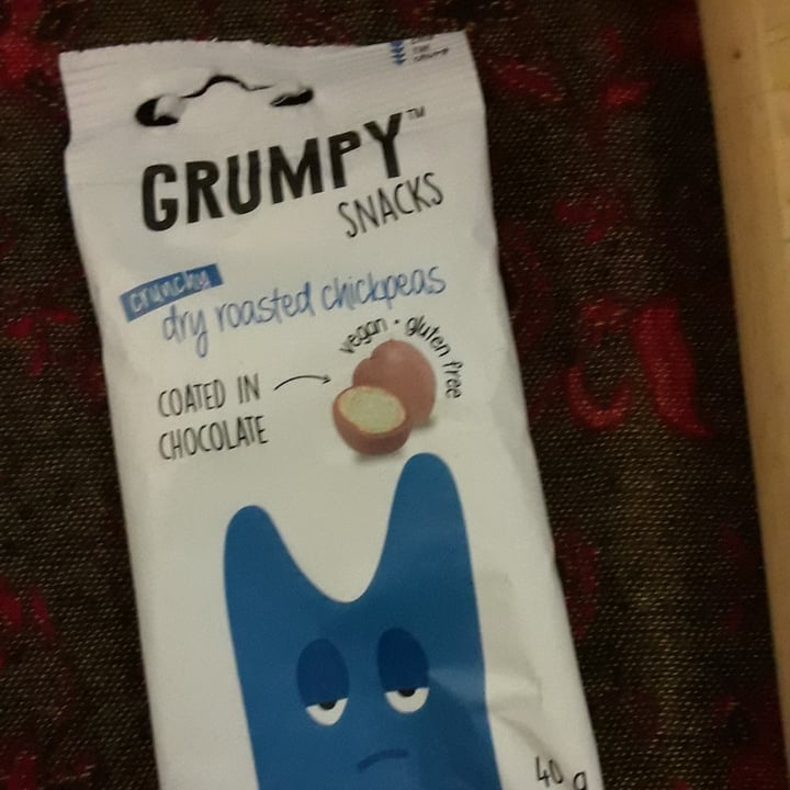 photo of Grumpy Snacks Chocolate Coated Chickpeas shared by @mostlymindful on  13 Oct 2020 - review