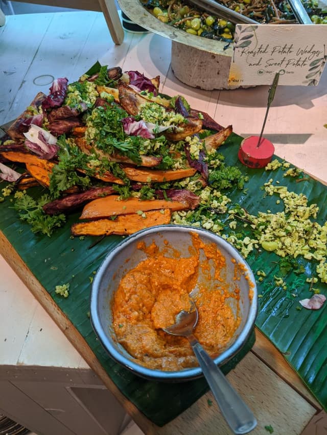 Photo of the dish “Roasted Potato Wedges and Sweet Potato”