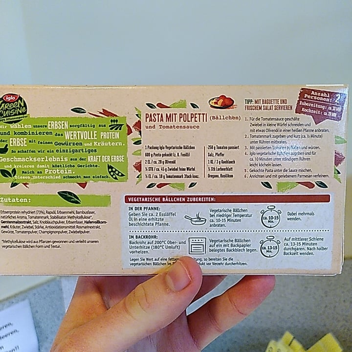 review photo of Findus Green Cuisine Meat Free Meatballs shared by @andras on 24 Mar 2021 - review