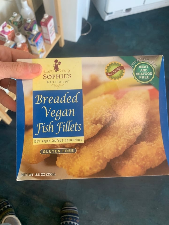 photo of Sophie's Kitchen Breaded Vegan Fish Fillet shared by @alexisjsmiller on  21 Jan 2020 - review