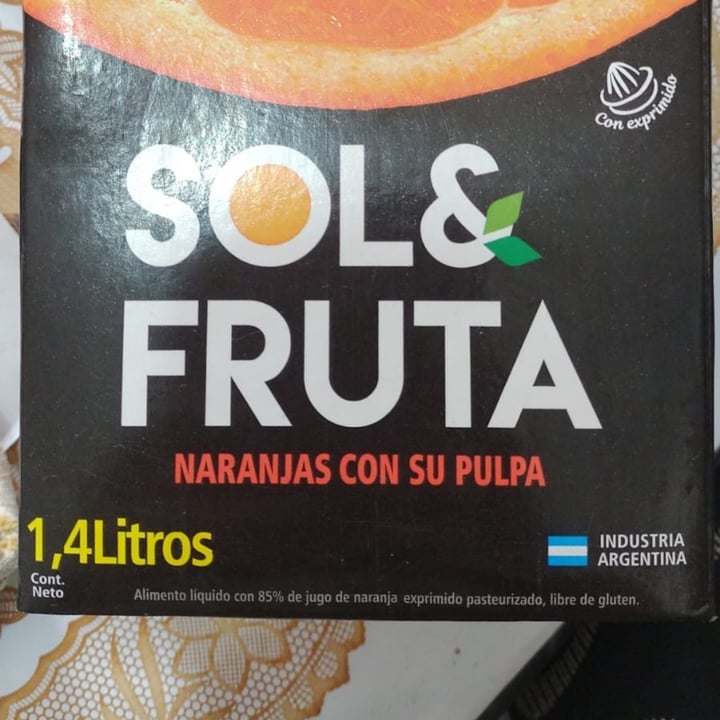 photo of Sol y fruta Jugo shared by @juanadiluca on  04 Aug 2021 - review