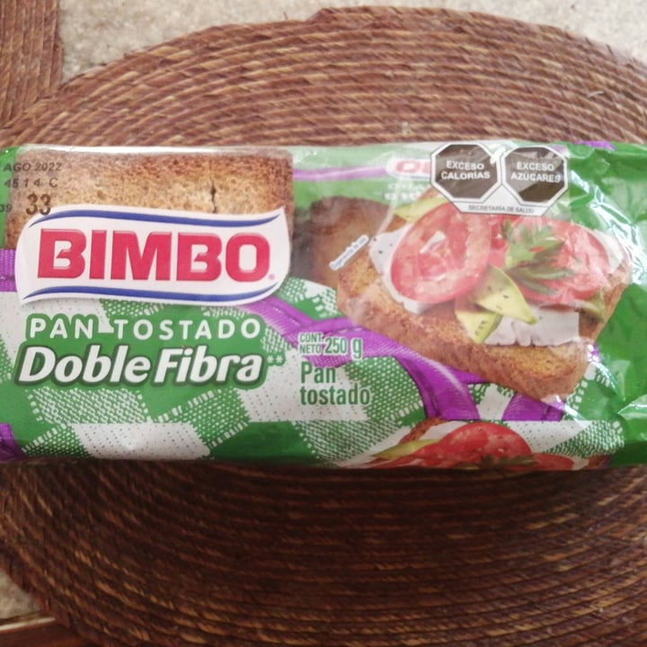 photo of Bimbo Pan tostado Doble Fibra shared by @angelicaesther on  06 Jul 2022 - review