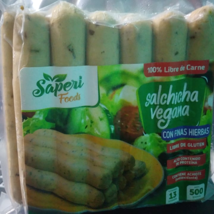 photo of Saperi Foods Salchichas Veganas Finas Hierbas shared by @n4mupink on  22 Sep 2021 - review