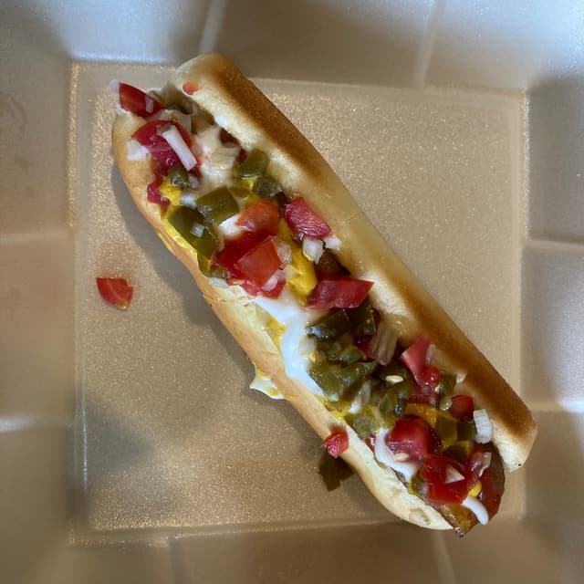 菜肴“Hot dog”的照片