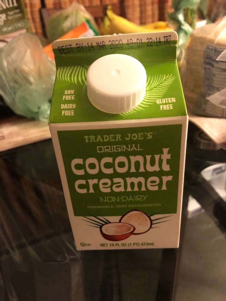 photo of Trader Joe's Coconut creamer shared by @keendy on  19 Feb 2020 - review