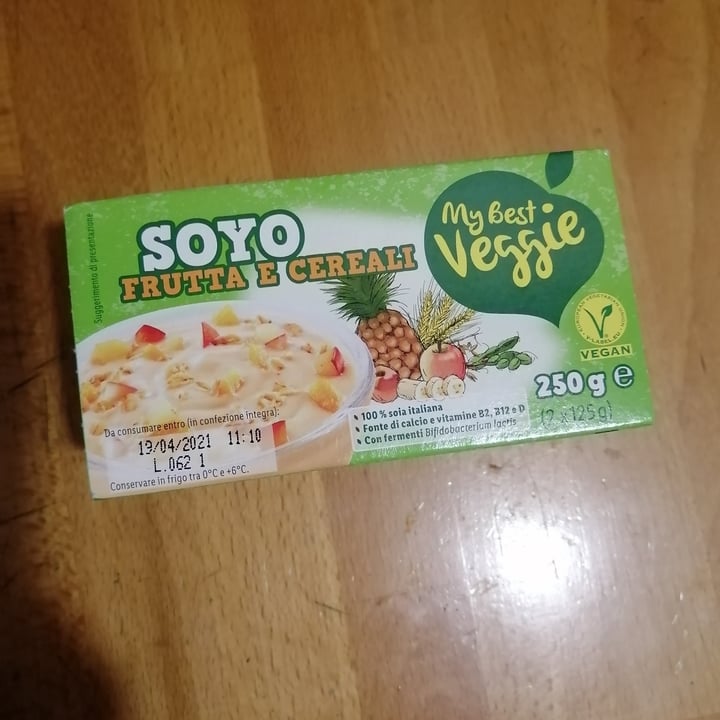 photo of My Best Veggie Soyo Yogurt Frutta E Cereali shared by @azzurra on  05 Apr 2021 - review