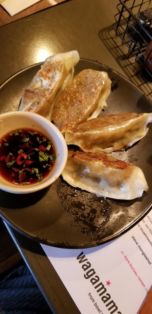 review photo of wagamama yasai gyoza shared by @mollyfdg on 12 Jun 2019 - review