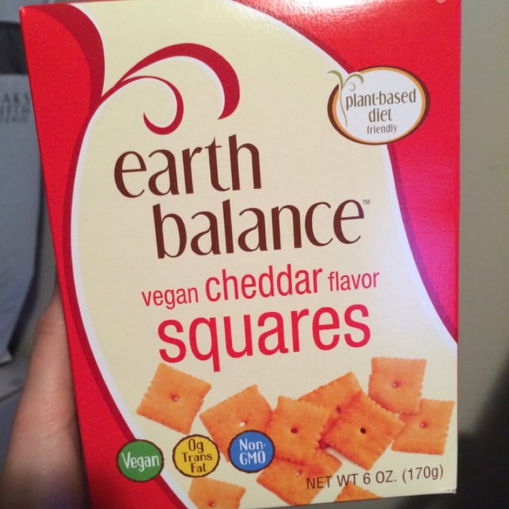 photo of Earth Balance Vegan Cheddar Flavor Squares shared by @tiamarie1234 on  19 May 2020 - review
