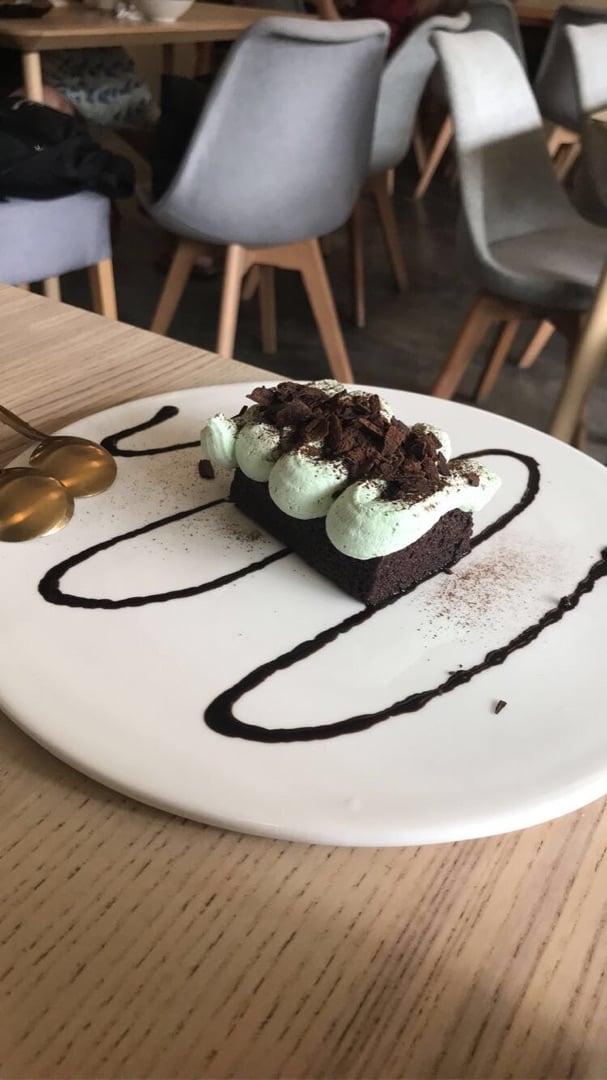 photo of Sushi Kitchen KL Branch - Kota Damansara Green Tea Chocolate Cake shared by @vegkai on  13 Jan 2020 - review