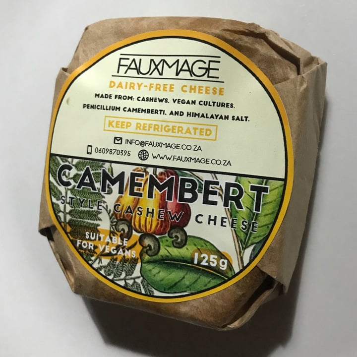 photo of Fauxmage Camembert-Style Cashew Cheese shared by @upmyeco on  30 Apr 2021 - review