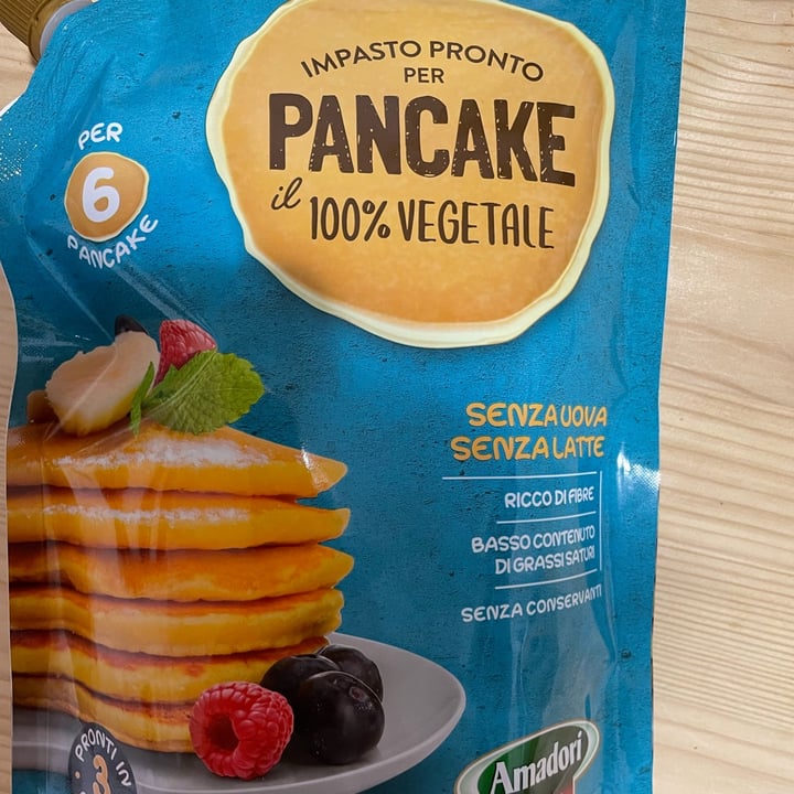 photo of Amadori Impasto per pancake vegetali shared by @ninettaveg on  14 Sep 2022 - review