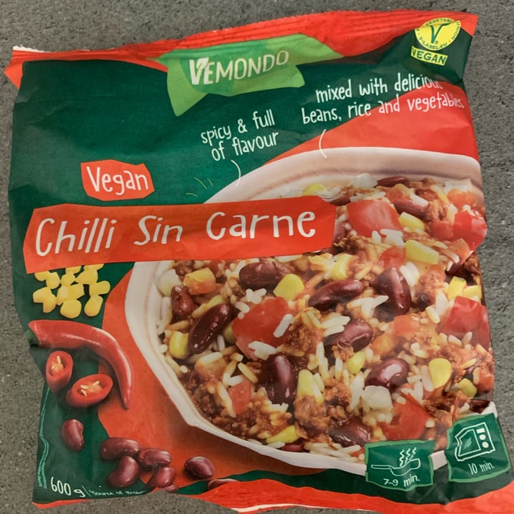 photo of Vemondo chili sin carne con arroz shared by @martimem on  27 Jan 2022 - review