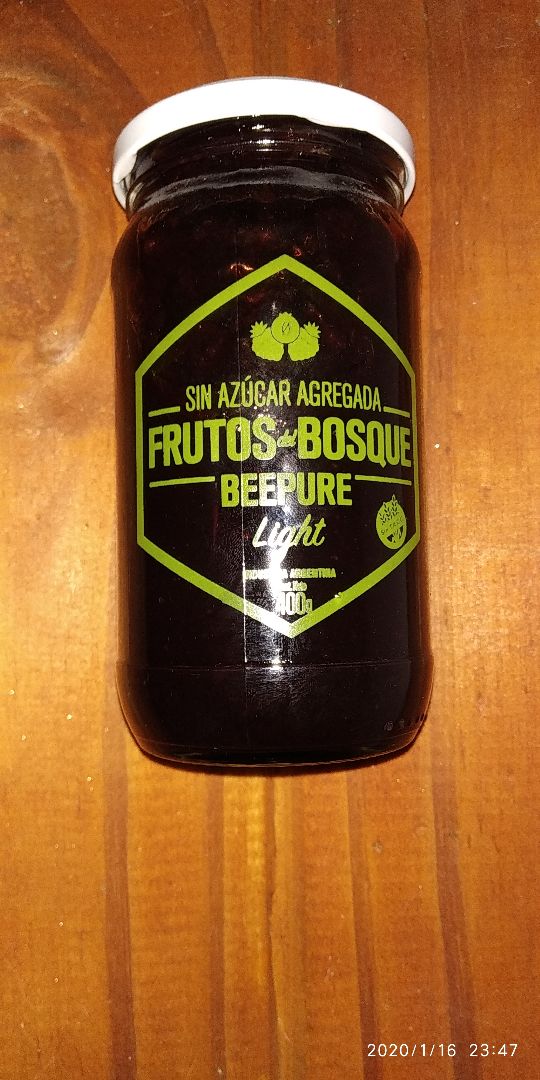 photo of Beepure Mermelada Frutos Del Bosque Light shared by @mastranga on  17 Jan 2020 - review