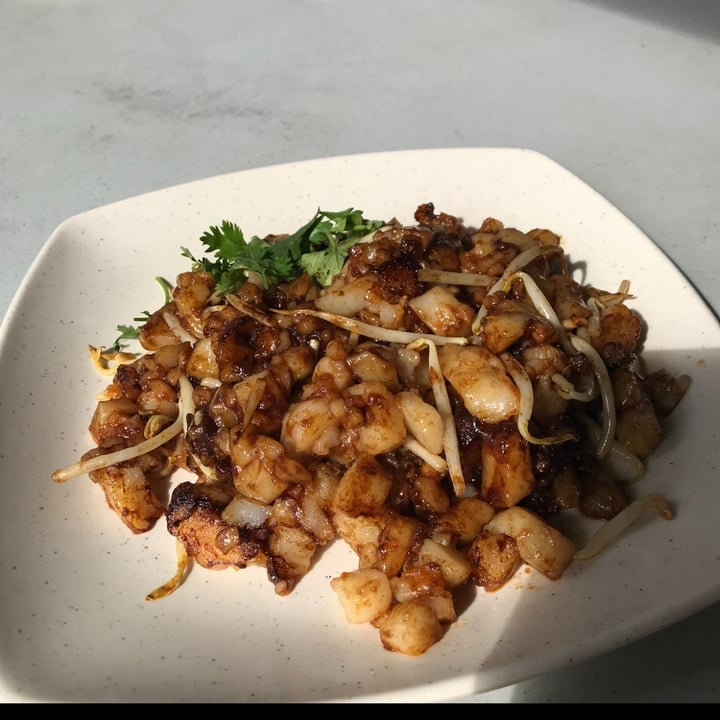 三德 san de Chinese Vegetarian shop Yishun, Singapore Dark Carrot Cake