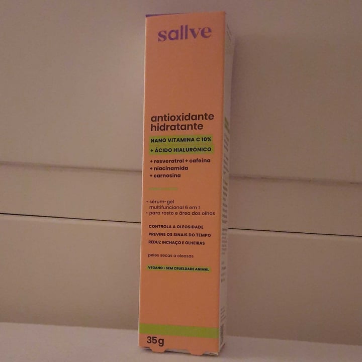 photo of Sallve Antioxidante Hidratante shared by @annemunizferreira on  31 May 2022 - review