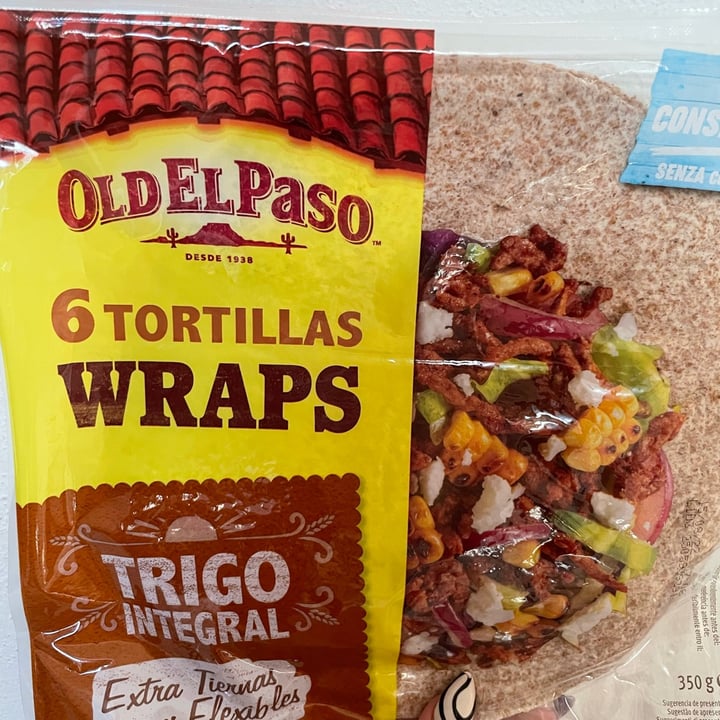 photo of Old El Paso 6 Tortillas Wraps Trigo integral shared by @alicelimpia on  04 Apr 2022 - review