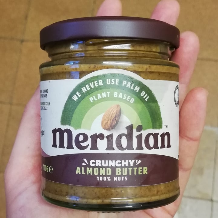 photo of Meridian Meridian Crunchy Almond Butter shared by @cristynorth on  28 Dec 2021 - review