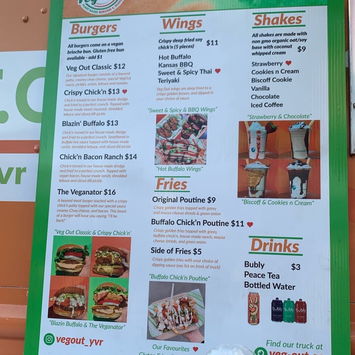 photo of Veg Out Plant Based Burgers & Shakes Chick’n Burger shared by @vjaymama on  26 Aug 2022 - review