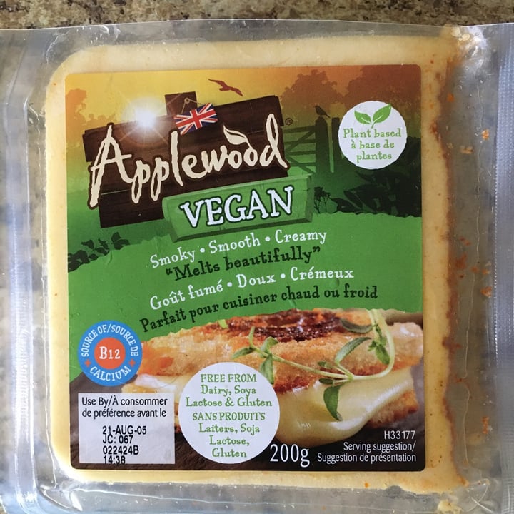 photo of Applewood Applewood Vegan Smoky Cheese Alternative  shared by @briannag on  05 Jun 2021 - review