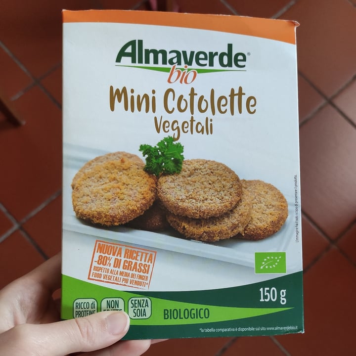 photo of Almaverdebio Mini cotolette vegetali shared by @cibobuono on  20 Oct 2021 - review