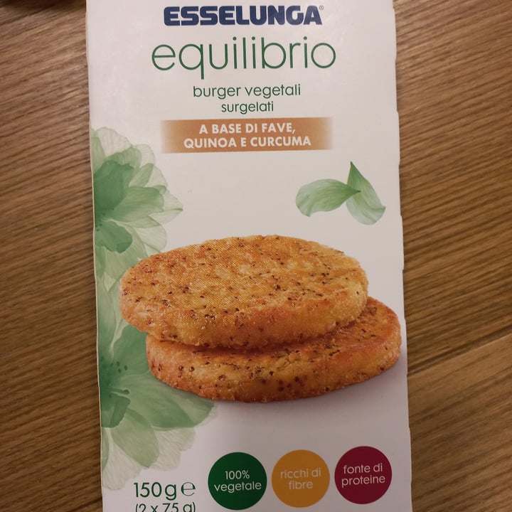 review photo of Esselunga equilibrio Burger Vegetali (Fave, Quinoa e Curcuma) shared by @ariab on 18 Jun 2022 - review