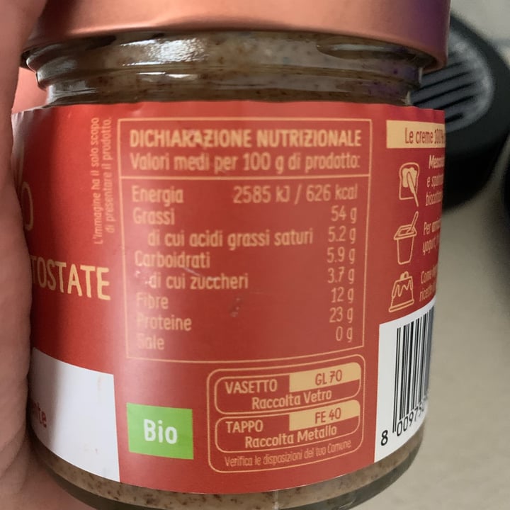 photo of Eurocompany 100% crema di mandorle tostate shared by @chiarmarini on  10 Mar 2022 - review