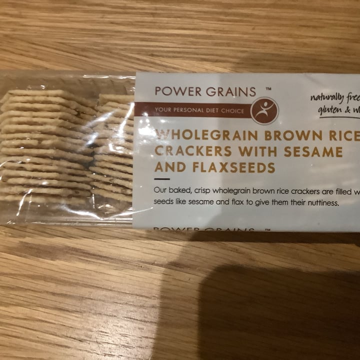 photo of Woolworths Food Wholegrain brown rice crackers with Sesame seeds shared by @rubywatson on  23 Jun 2022 - review
