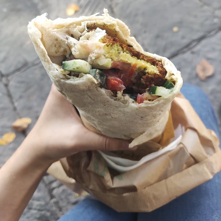 photo of Santo Falafel Falafel wrap shared by @alessiesse on  29 Nov 2022 - review