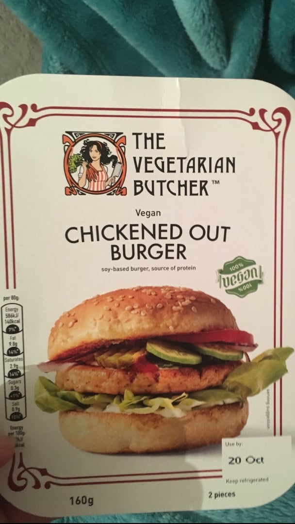 photo of The Vegetarian Butcher Chickened Out Burger shared by @theratspyjamas on  19 Mar 2020 - review