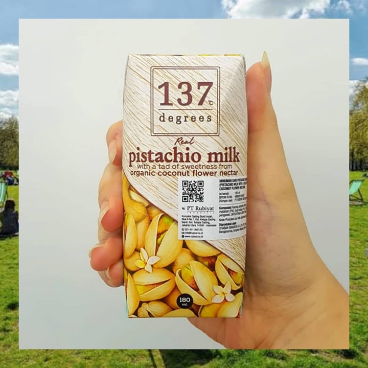 photo of 137 degrees Pistachio Milk shared by @minyowijaya on  17 May 2020 - review