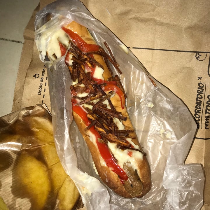photo of Gordo Vegano Pancho con papas fritas shared by @candelariex on  29 Mar 2021 - review