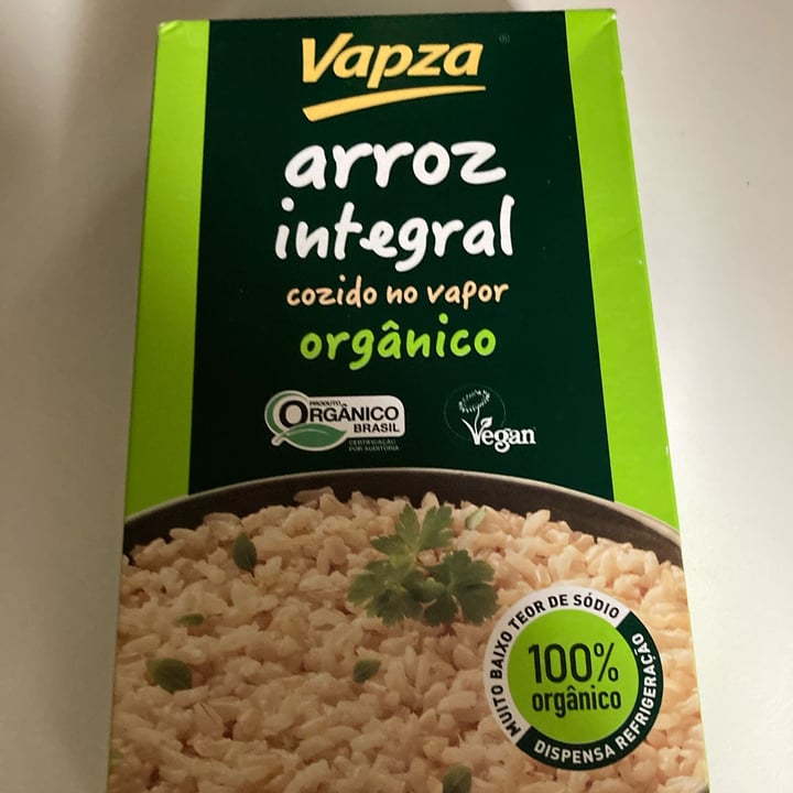 photo of Vapza arroz integral organico cozido a vapor shared by @meditarnaescola on  29 Aug 2022 - review