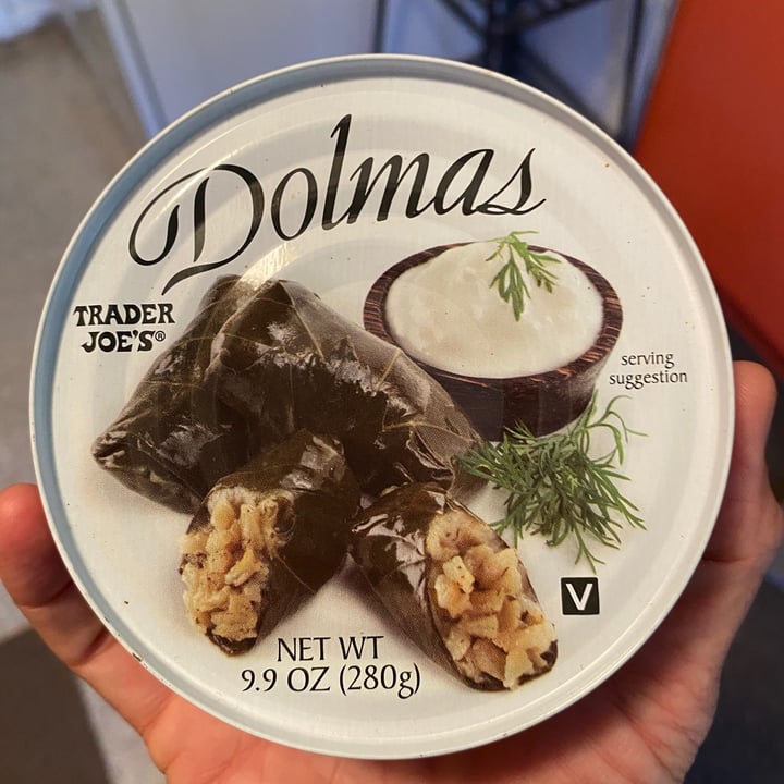 photo of Trader Joe's Dolmas - Vine Leaves Stuffed with Rice shared by @cyiamvegan on  30 Apr 2020 - review