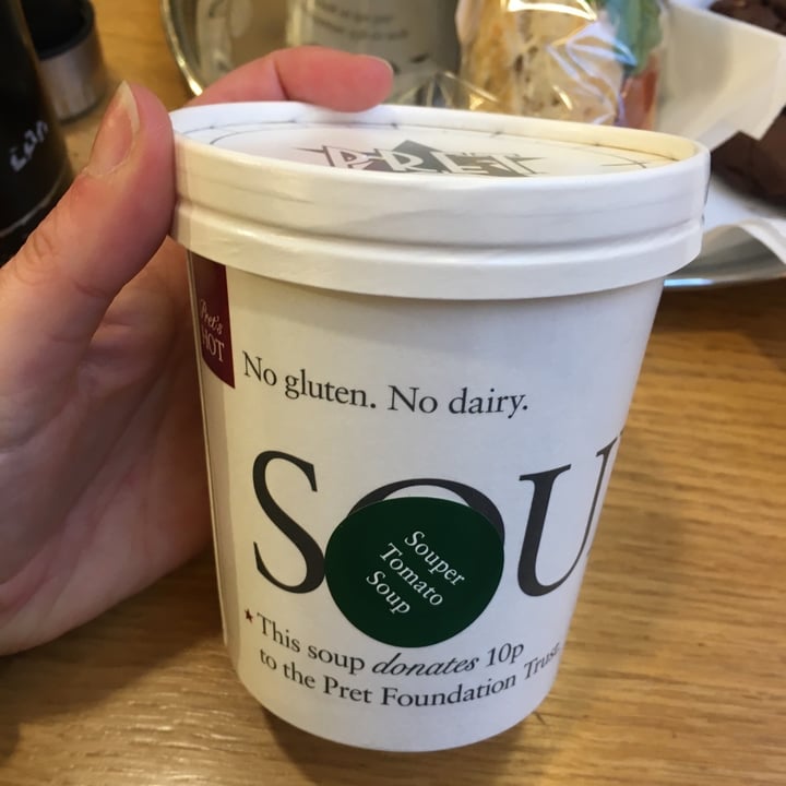 photo of Pret A Manger Souper Tomato Soup shared by @blythe on  04 Dec 2019 - review