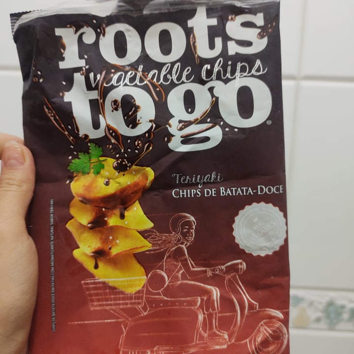 photo of Roots To Go Chips de batata doce Teriyaki shared by @prilimacv on  28 Sep 2022 - review