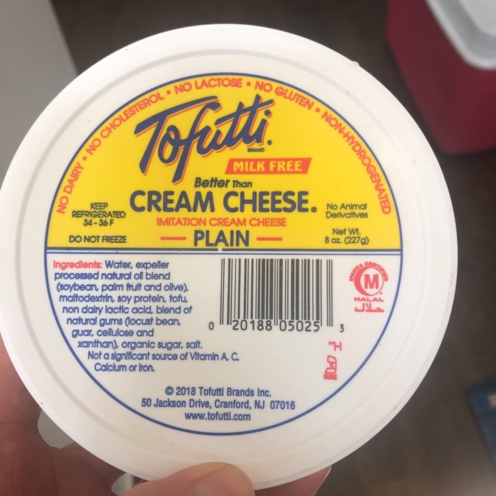 photo of Tofutti Better Than Cream Cheese shared by @debthebweb on  12 Jul 2021 - review