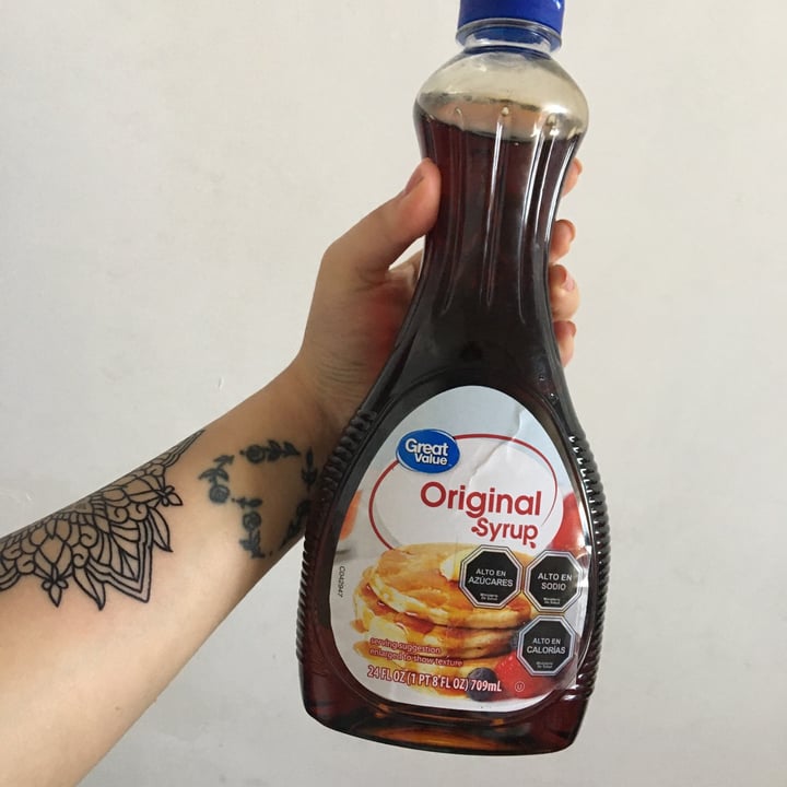 photo of Great Value  Original Syrup shared by @fasggy on  21 Apr 2021 - review