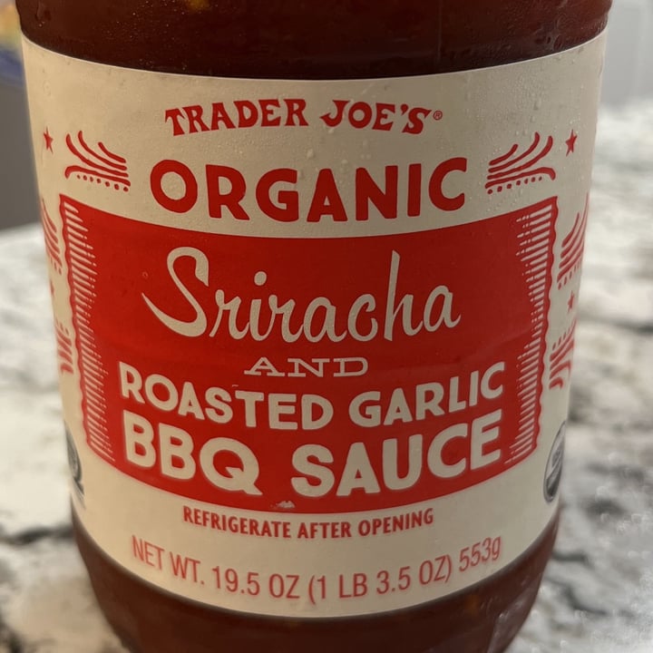 photo of Trader Joe's Sriracha And Roasted Garlic BBQ Sauce shared by @tjb257 on  07 Jul 2022 - review