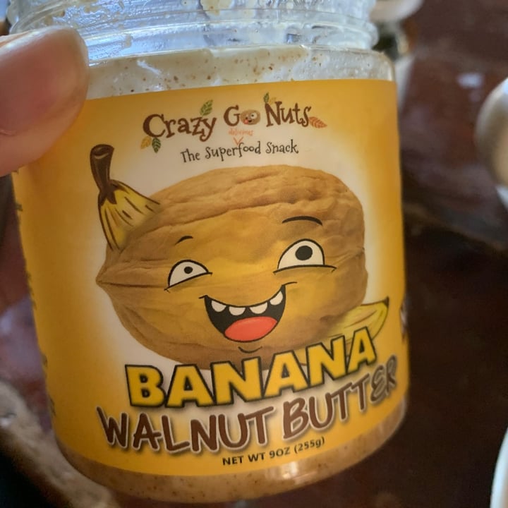 photo of Crazy Go Nuts Banana walnut butter shared by @veghui on  04 May 2020 - review