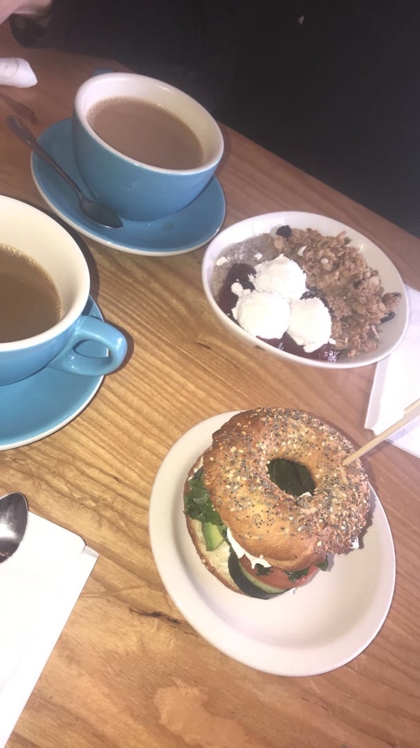 photo of Dulce Vegan Bakery & Cafe Breakfast Bagel Sandwich shared by @jacinda162 on  22 Jan 2020 - review