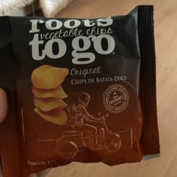 Chips de batata doce Roots to go