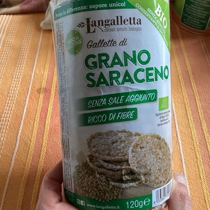 photo of Langalletta Gallette di grano saraceno shared by @miroemisia2011 on  11 Mar 2022 - review